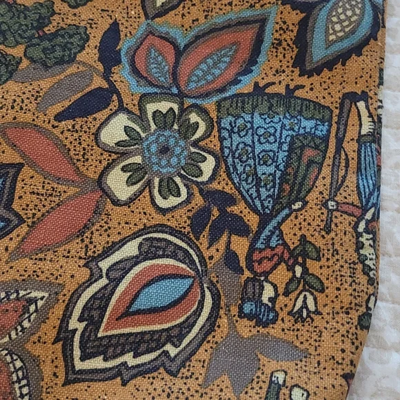 Vintage Boho Purse with Tortoise Handles - Picture 6 of 13